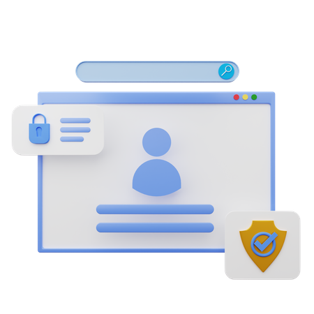 User Security  3D Icon