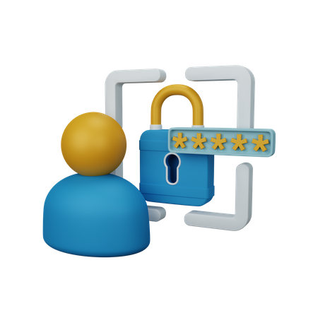 User Security 3D Icon