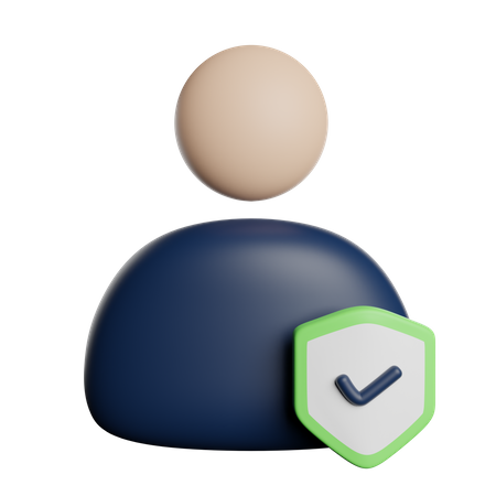 User Security  3D Icon