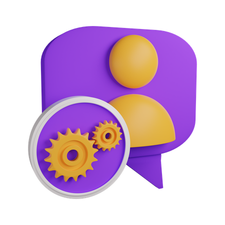 User settings  3D Icon