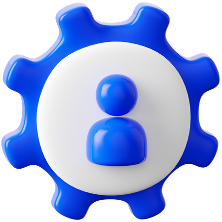 User settings  3D Icon