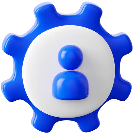 User settings  3D Icon