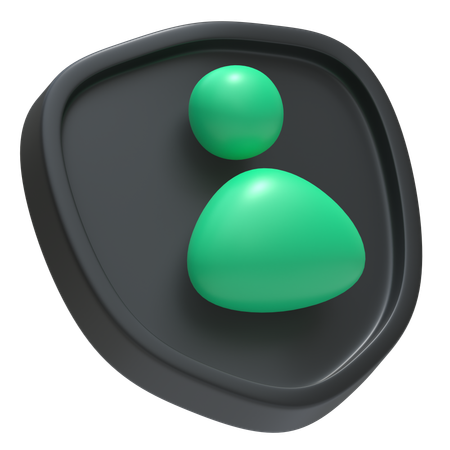 User Shield  3D Icon