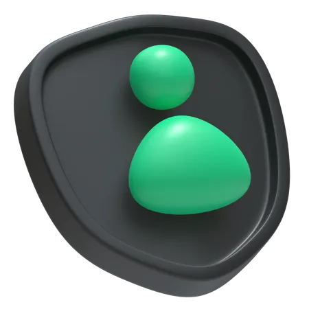 User Shield  3D Icon