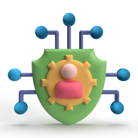 User Shield  3D Icon