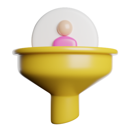 User Sorting  3D Icon