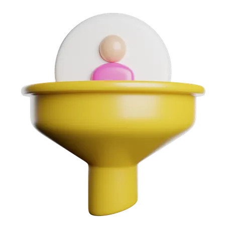 User Sorting  3D Icon
