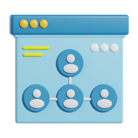 User Structure  3D Icon