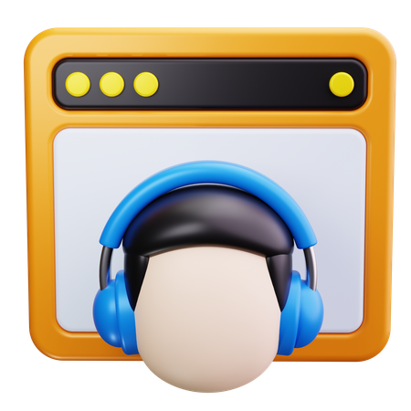 User Support  3D Icon