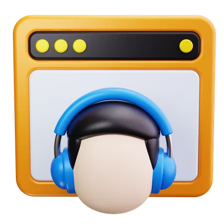 User Support  3D Icon