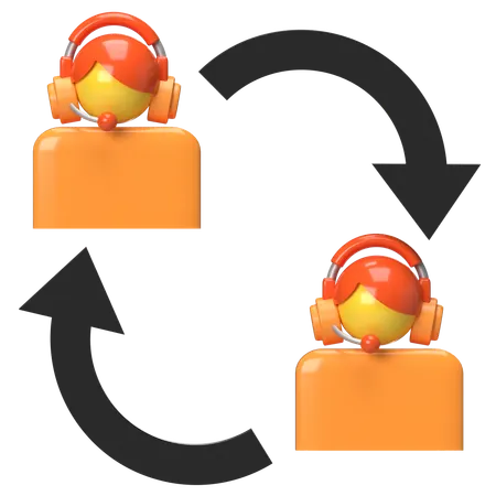 User Sync  3D Icon
