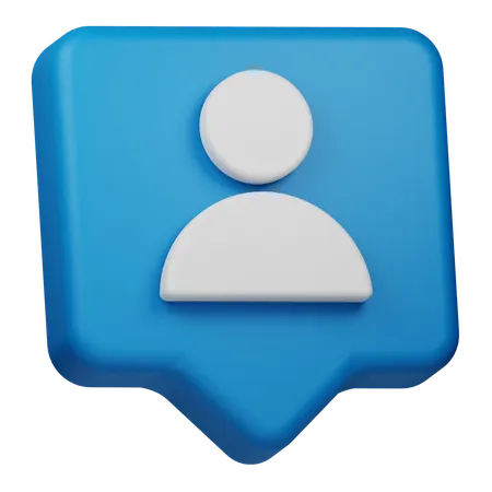 User Tag  3D Icon