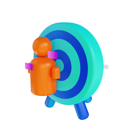 User target  3D Illustration