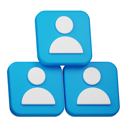 User Team  3D Icon