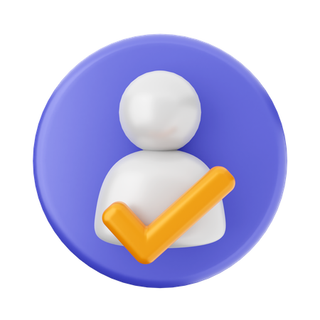 User Verification  3D Icon