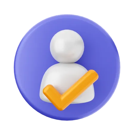 User Verification  3D Icon