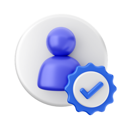 User Verification  3D Icon