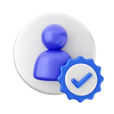 User Verification  3D Icon