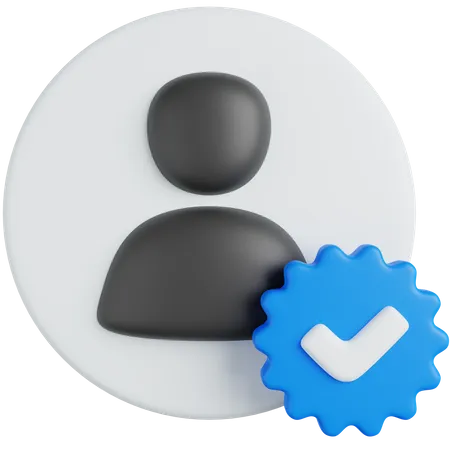 User Verification  3D Icon