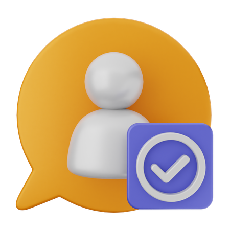 User Verification  3D Icon