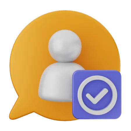 User Verification  3D Icon