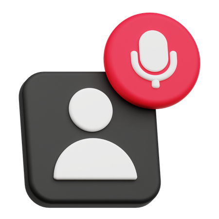 User Voice  3D Icon