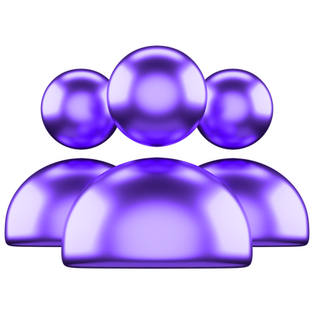사용자  3D Icon