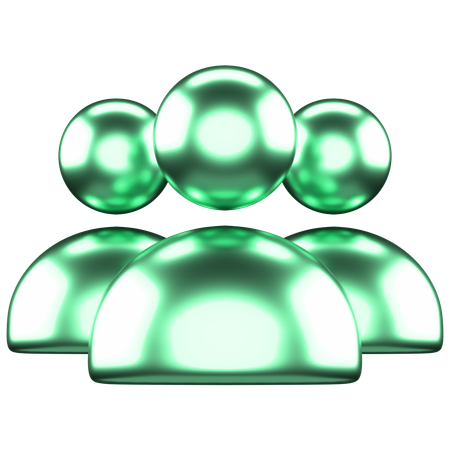 Users  3D Icon