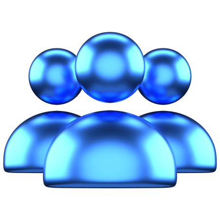 Users  3D Icon