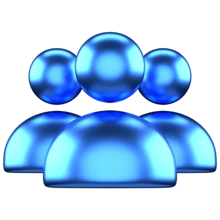 Users  3D Icon
