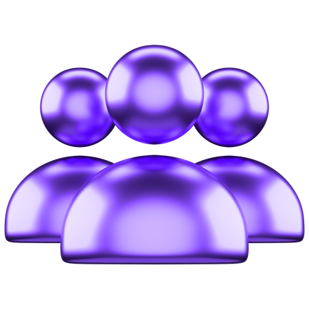 Users  3D Icon