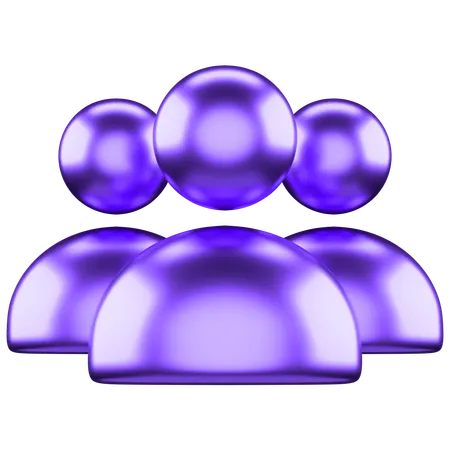 Users  3D Icon