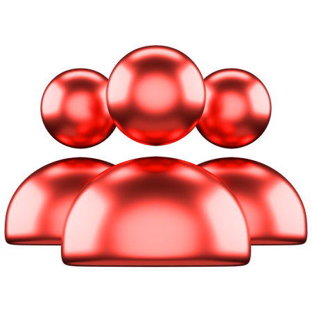 Users  3D Icon
