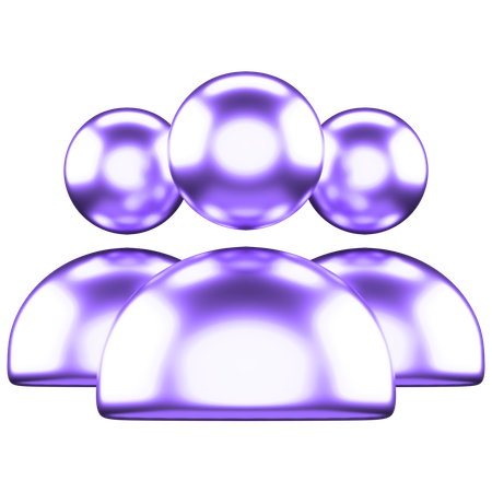 Users  3D Icon