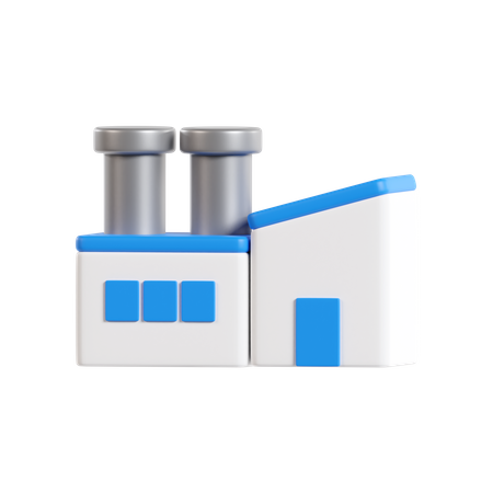Usina elétrica  3D Icon