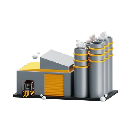 Usine  3D Icon