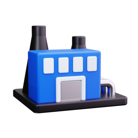 Usine  3D Icon