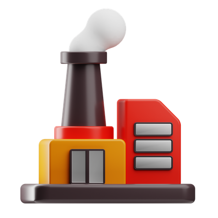 Usine  3D Icon