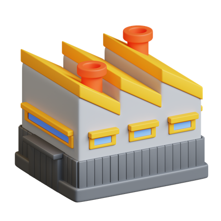 Usine  3D Icon