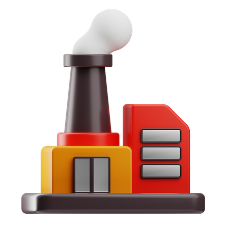 Usine  3D Icon