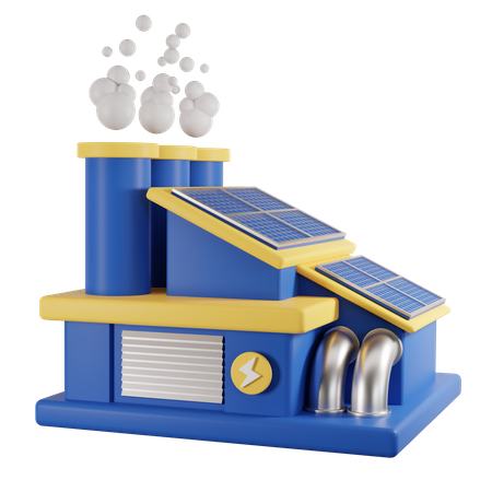 Usine  3D Icon