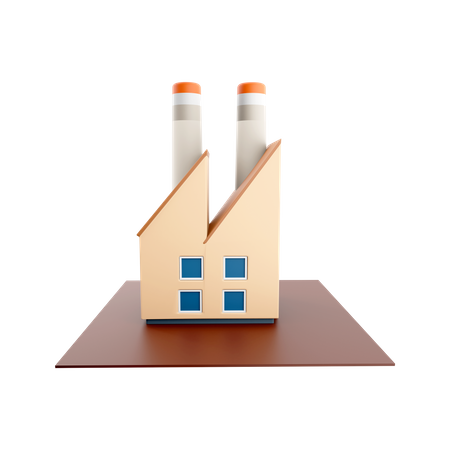 Usine  3D Icon