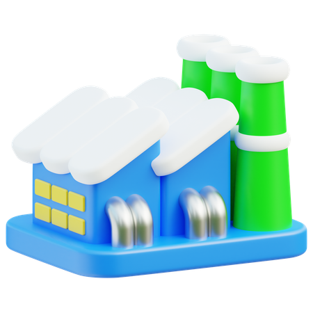 Usine  3D Icon