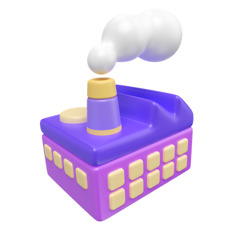 Usine  3D Icon