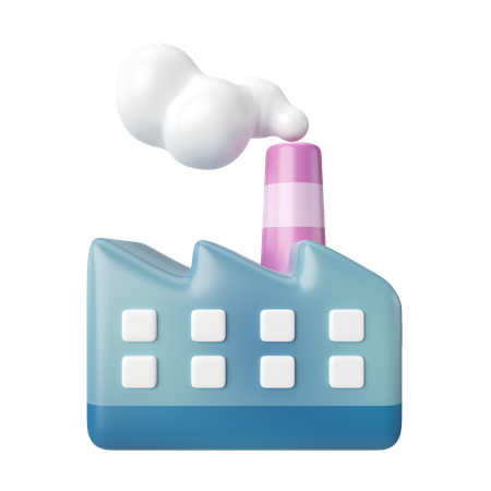 Usine  3D Icon