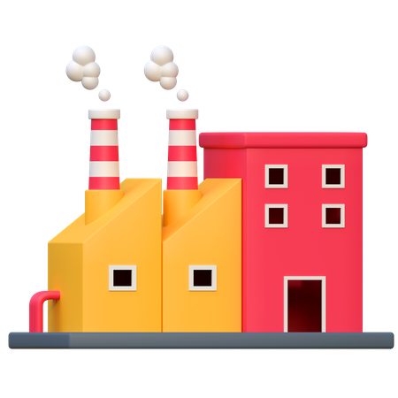 Usine  3D Icon