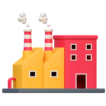 Usine  3D Icon