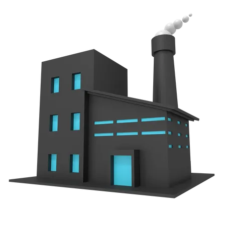 Usine  3D Icon