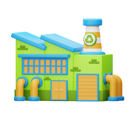 Usine  3D Icon