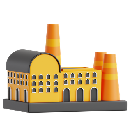 Usine  3D Icon